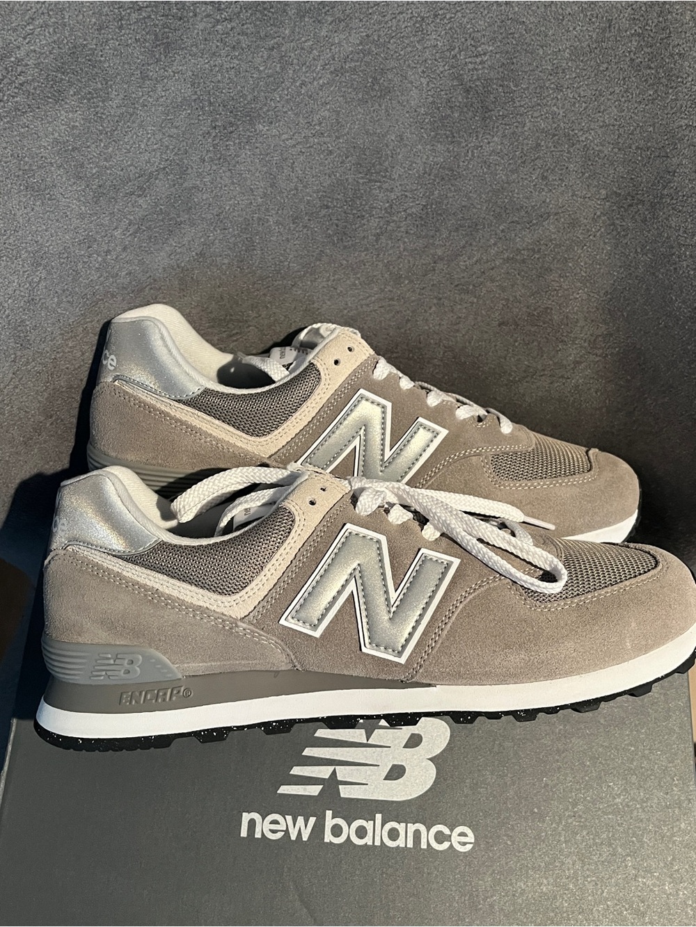 New Balance Men’s Sneakers 574 Gray Size 11.5 US